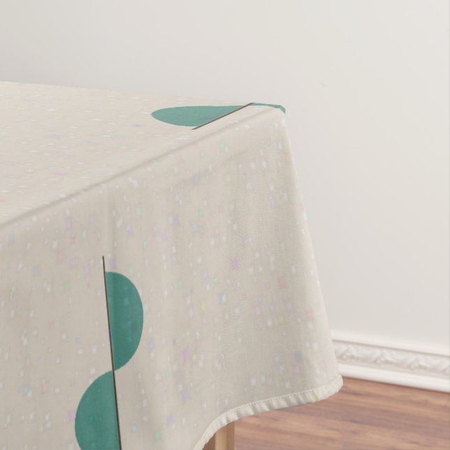 Toalha De Mesa Médio-Século Midern Orbs Design Tablecloth (Posição Original)