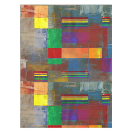 Toalha De Mesa Médio Século Moderno Arte Arco-Íris Orgulho Graffi