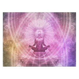 Toalha De Mesa Meditação espiritual de Yoga Zen Colorida