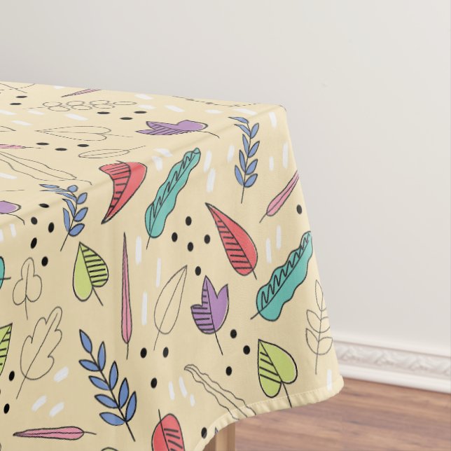 Toalha De Mesa Medley de Folha de outono Colorido (Posição Original)