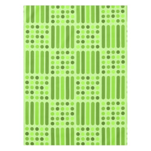 Toalha De Mesa Meio século Círculos Modernos Linhas Chartreuse