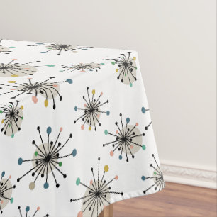 Toalha De Mesa Meio século de Motif Pequeno de Explosão Atômica