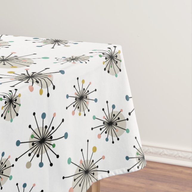 Toalha De Mesa Meio século de Motif Pequeno de Explosão Atômica (Posição Original)