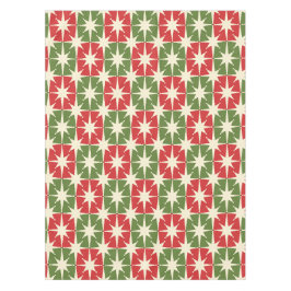 Toalha De Mesa Meio século Moderno de natal Retro Starbursts