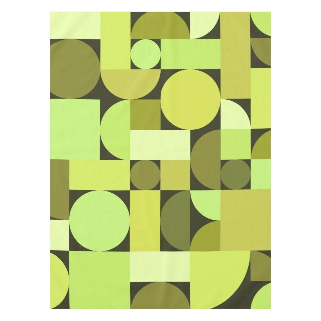 Toalha De Mesa Meio século moderno geométrico (Frente)