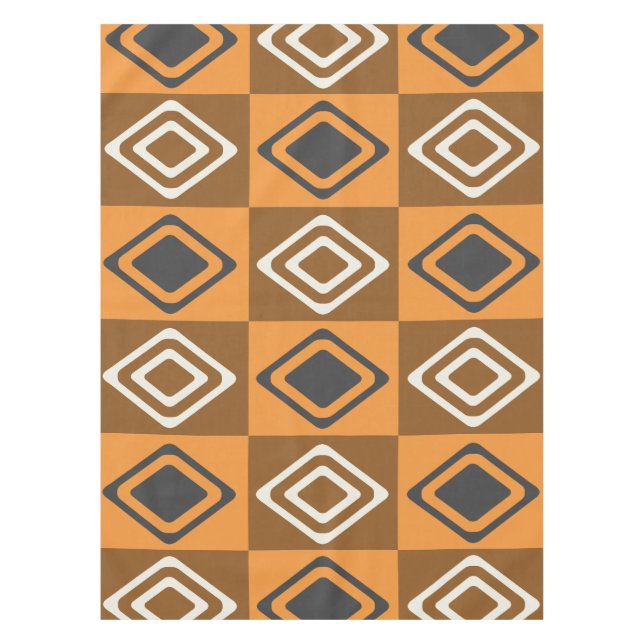Toalha De Mesa Meio século Moderno Ouros Laranja (Frente)