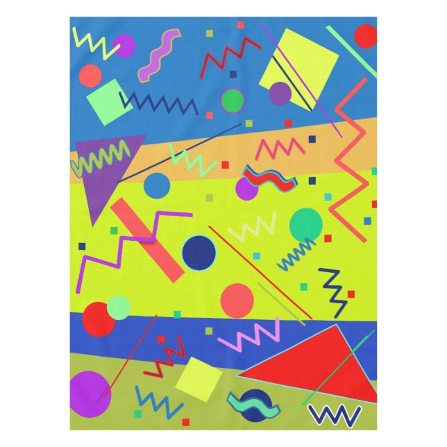 Toalha De Mesa Memphis #59 (Frente)