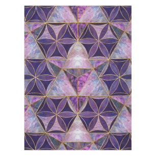 Toalha De Mesa Merkabah sobre a Flor do padrão de vida