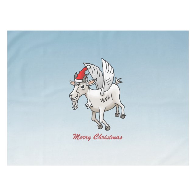 Toalha De Mesa Merry Christmas from The Flying Goat (Frente (Horizontal))
