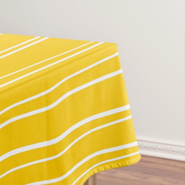 Toalha De Mesa Mesa Amarelo em faixa espanhola (Posição Original)