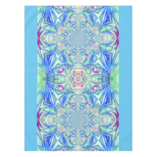 Toalha De Mesa Mesa de cristal azul