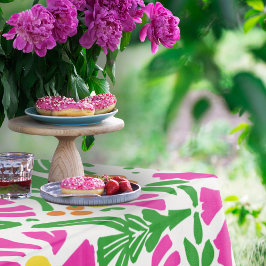 Toalha De Mesa Mesa de Festa Mágica Cheia de Flores