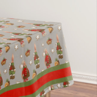 Toalha De Mesa Mesa de Natal da Família Cony Bonny