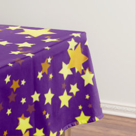 Toalha De Mesa Mesa de Natal Purple Starry