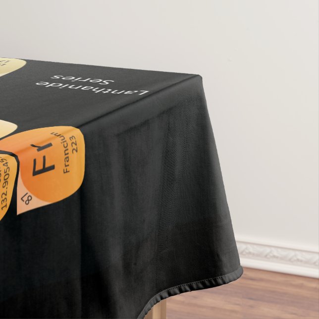 Toalha De Mesa Mesa periódica dos elementos (Posição Original)