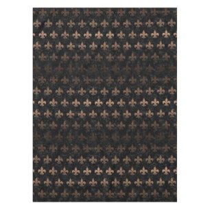 TOALHA DE MESA METAL PRETO DO MÁRMORE ROYAL1 & DO BRONZE (R)