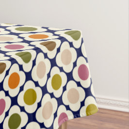 Toalha De Mesa  Mid Century Modern | Retro Pop Flower Mosaic