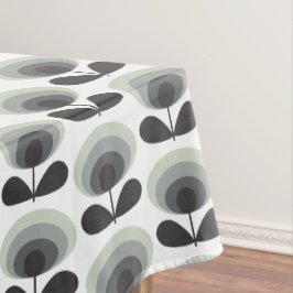 Toalha De Mesa Mid Century Scandinavian Modern Retro Flower Bloom