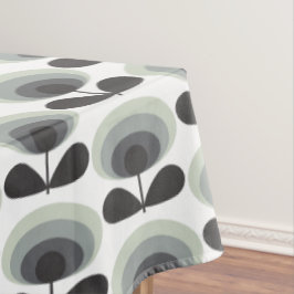 Toalha De Mesa Mid Century Scandinavian Modern Retro Flower Bloom