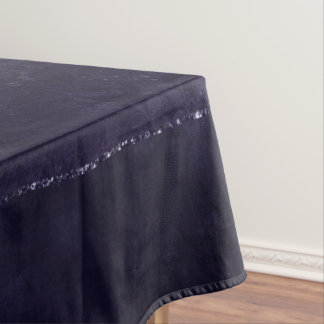 Toalha De Mesa Midnight Indigo Romance | Satinge Damask