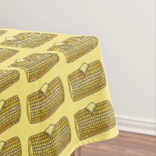 Toalha De Mesa Milho Amarelo no Piquenique Cob Corncob Butter