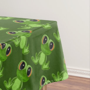 Toalha De Mesa Minha Tablecloth de Amigo do Sapo Verde