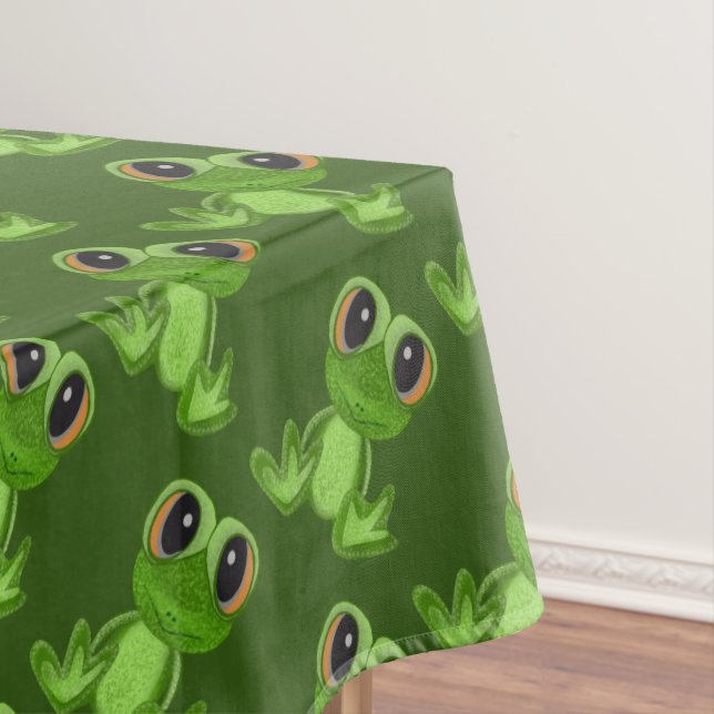 Toalha De Mesa Minha Tablecloth de Amigo do Sapo Verde (Posição Original)