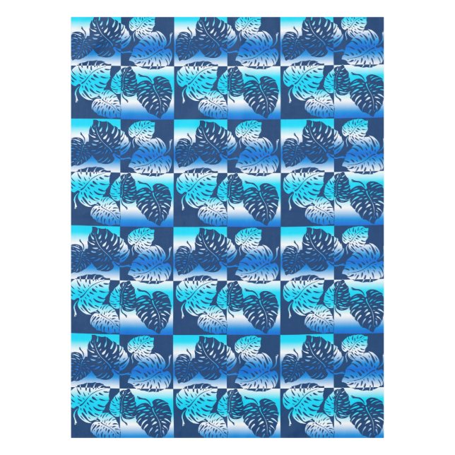 Toalha De Mesa Mistura Tropical Havaiana Makua Monstera (Frente)