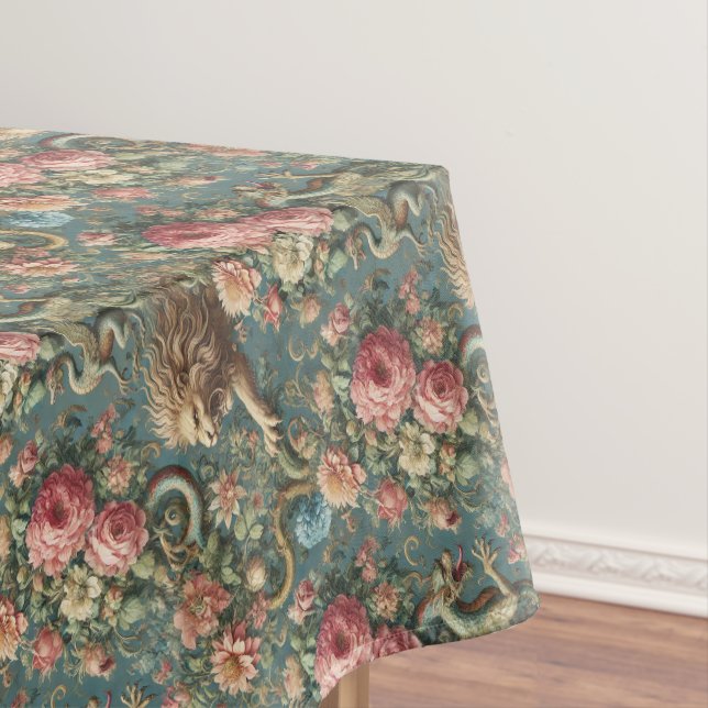 Toalha De Mesa Mitos florescentes - Padrão Médio Mítico (Posição Original)