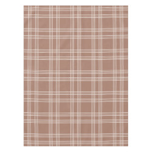 Toalha De Mesa Mocha Mousse Gingham