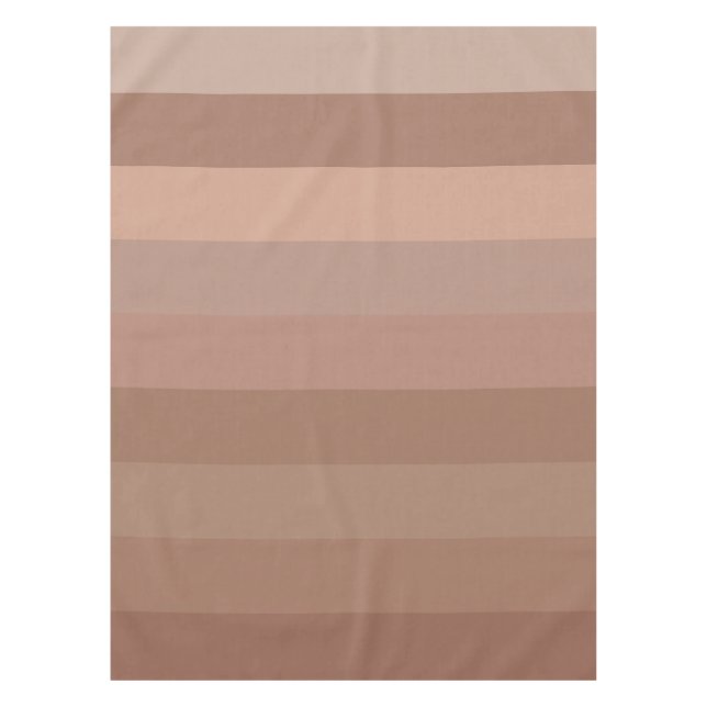 Toalha De Mesa Mocha Mousse Stripes (Frente)