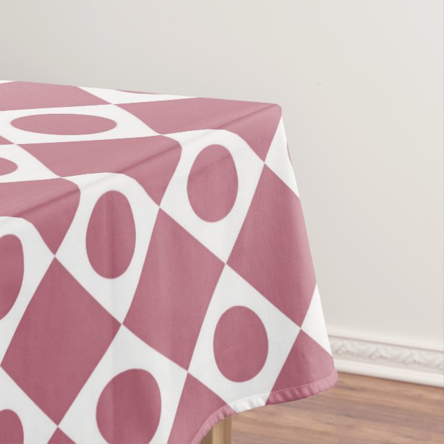 Toalha De Mesa Mod Retro 60's Wildberry (Posição Original)