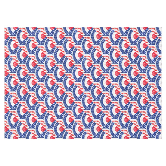 Toalha De Mesa Mod Target Mods USA Target Grunge Roundel (Frente (Horizontal))