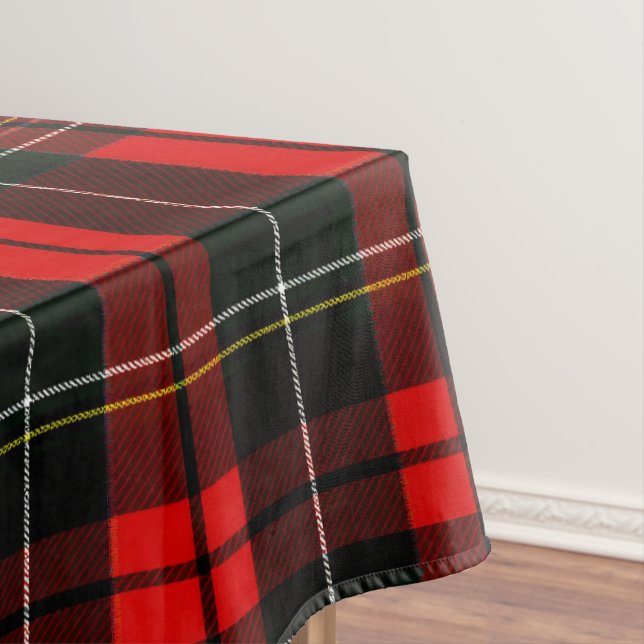 Toalha De Mesa Modern Wallace Red Scottish Tartan Plaid Pattern (Posição Original)