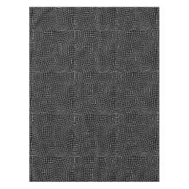 Toalha De Mesa Modern Warped Grid | Minimalist Fluid Geometric