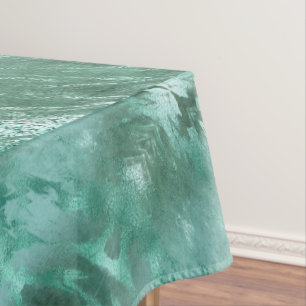 Toalha De Mesa Molten Jade Emerald Green Luxury Marble