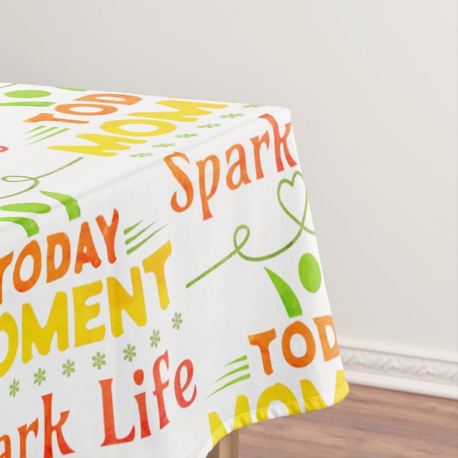 Toalha De Mesa Momento Atual, Saco de Tote Life Spark (Posição Original)