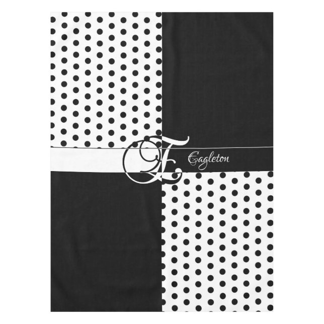 Toalha De Mesa Monograma E (Frente)