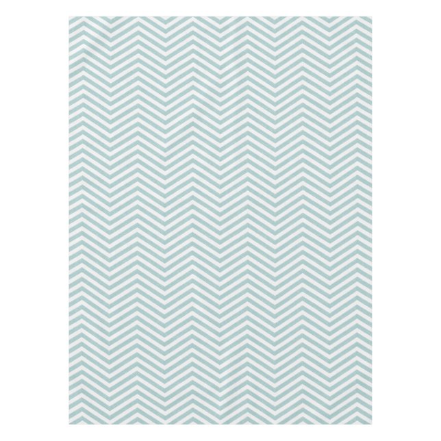Toalha De Mesa MonoZag Soft Aqua (Frente)