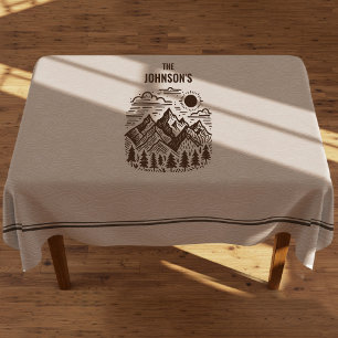 Toalha De Mesa Montanhas Rústicas Modernas Personalizadas