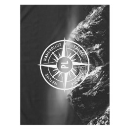 Toalha De Mesa Montes dramáticos do emblema da estrela da Compass