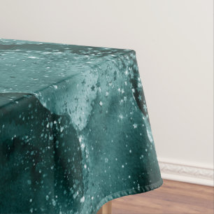 Toalha De Mesa Moody Agate Teto Verde Malachite Rich Jewel Tone