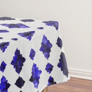 Toalha De Mesa Moorish Charm - Patrimônio Geométrico em Marrocos