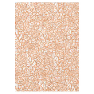 Toalha De Mesa Mosaico Escuro Folheto Aleatório Laranja