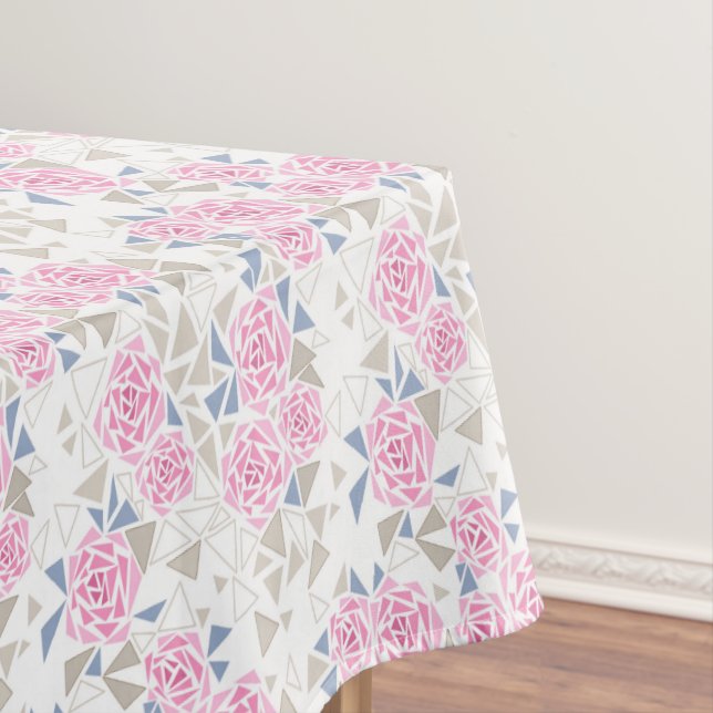 Toalha De Mesa Mosaico, flores (Posição Original)