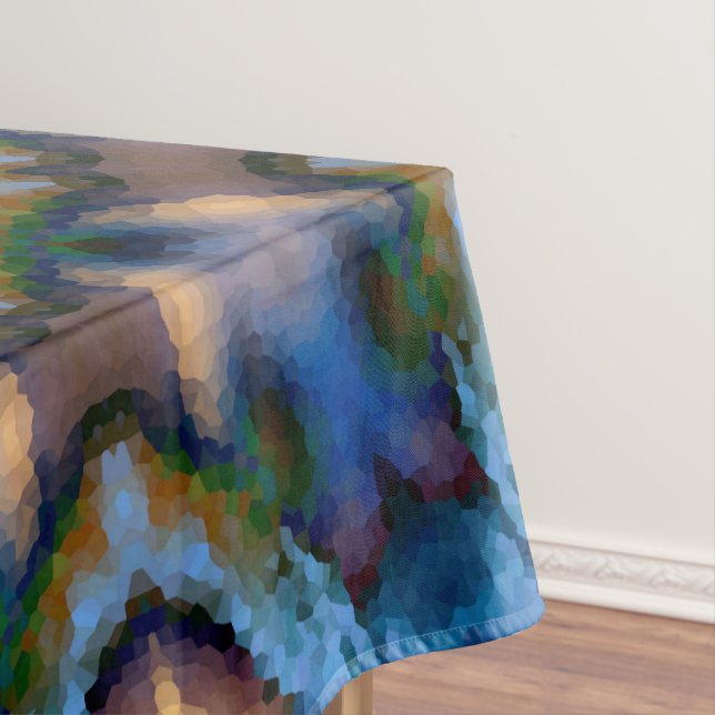 Toalha De Mesa Mosaico sem costura do azulejo caleidoscópio abstr (Posição Original)