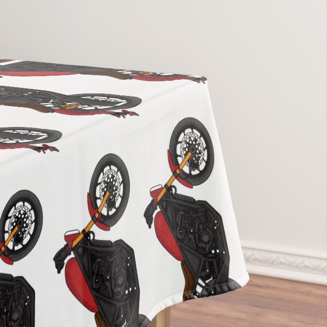 Toalha De Mesa motocicleta legal (Posição Original)