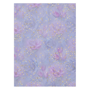 Toalha De Mesa Muito peri Aquarela,Rosas,Tulipas