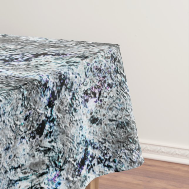 Toalha De Mesa Muito rústico fungo prateado sujo de (Posição Original)