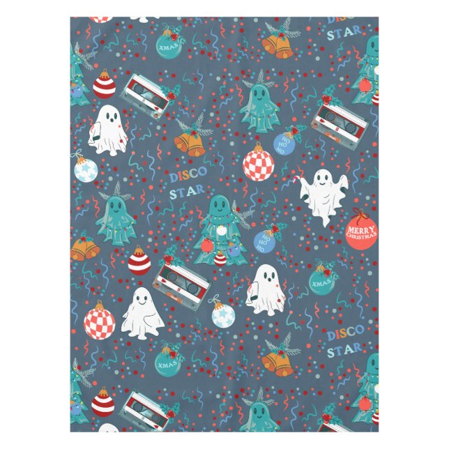 Toalha De Mesa música de natal da discoteca fantasma (Frente)